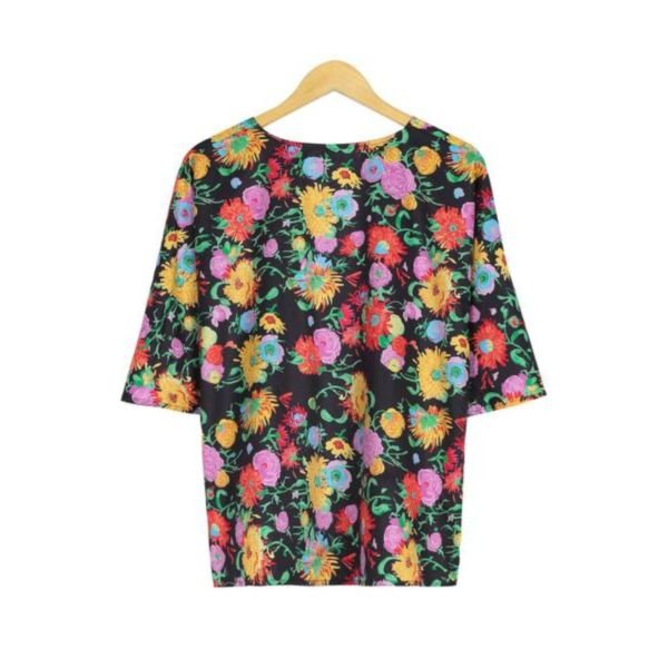 Attractive Print 3/4 Sleeve Shirt