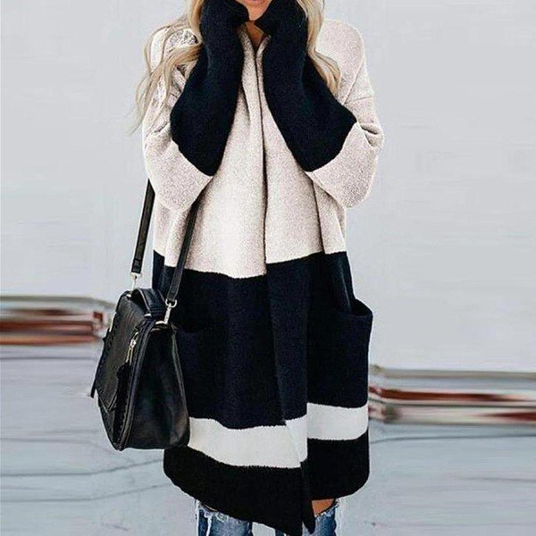 Classy Long Sleeve Open Front Cardigan