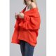 Popular Red Plain Open Front Cardigan