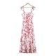 Attractive Print Sleeveless Maxi Dress