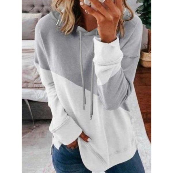 Basic Print Long Sleeve Sweatshirt