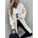 Groovy Plain Long Sleeve Cardigan