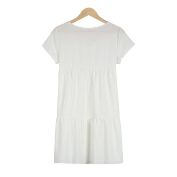 Take it Easy White Mini Dress