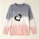 Youthful Print Long Sleeve Top