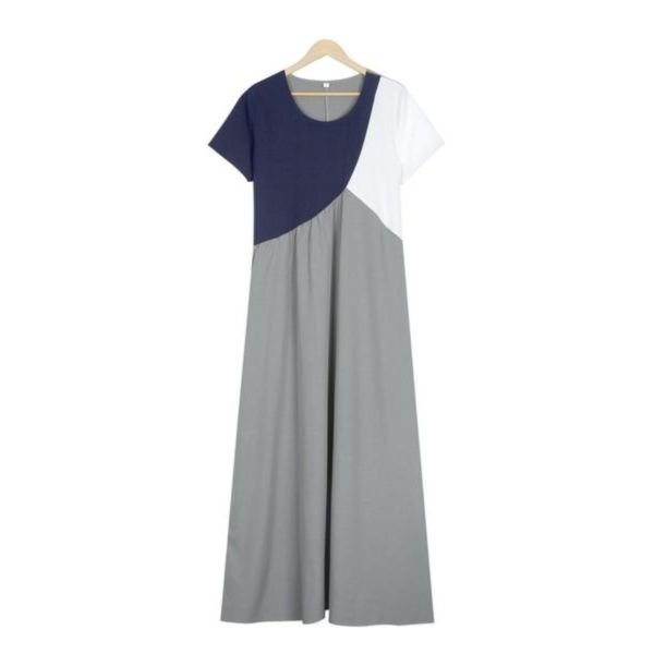 Piece by Piece Colorblocked Maxi Dress