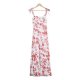 Attractive Print Sleeveless Maxi Dress